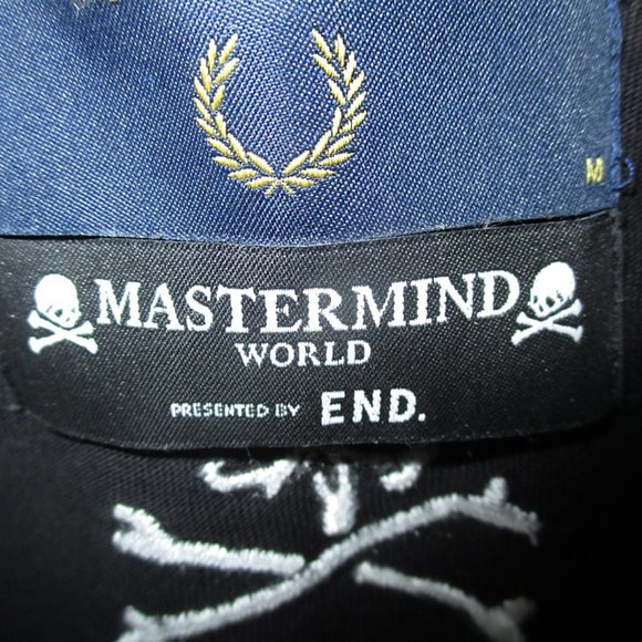 End X Mastermind World X Fred Perry T-Shirt - Picture 2 of 13